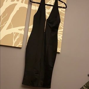 BNwT. Black Midi Formal Dress Sz L !!